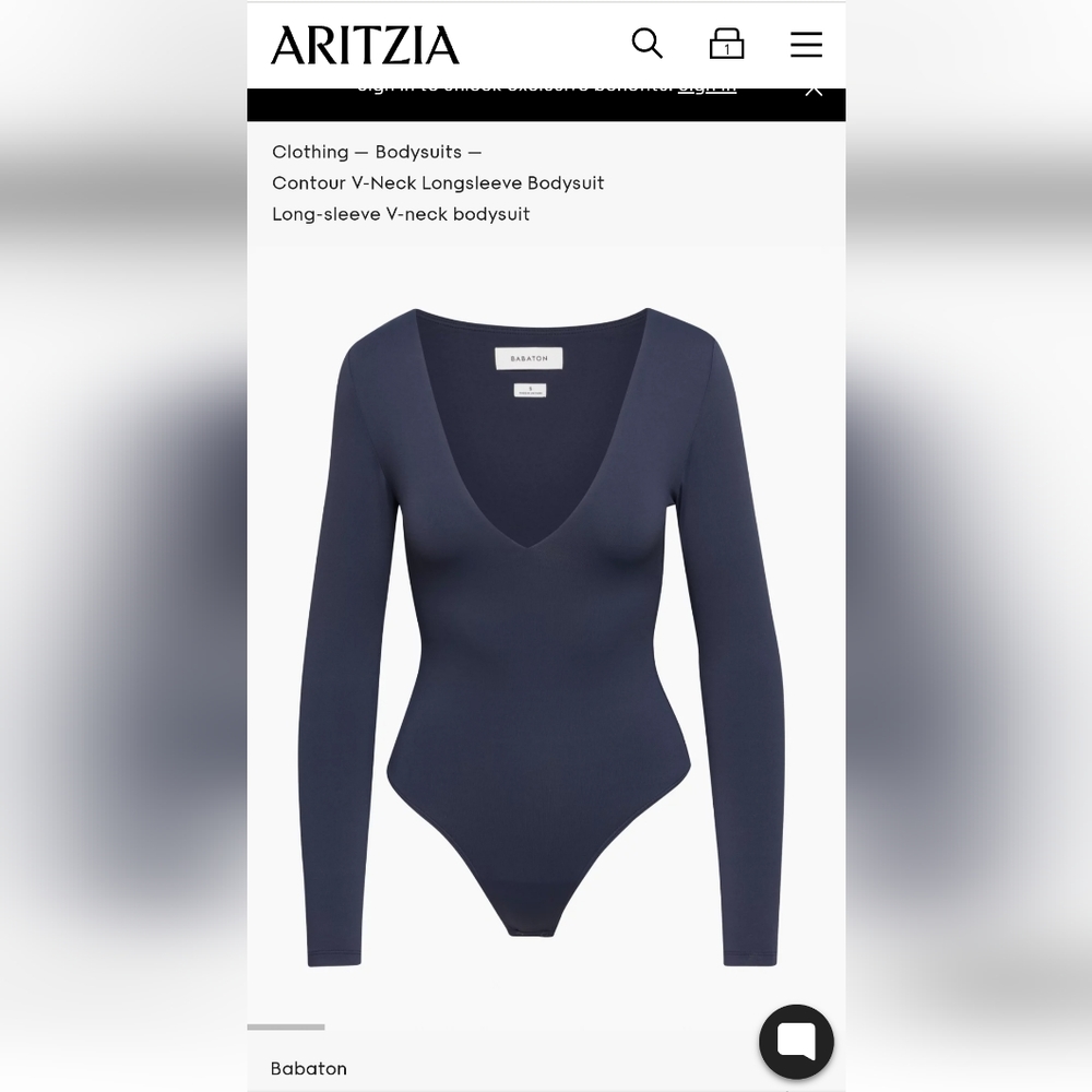 Navy blue bodysuit